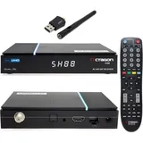 Octagon SX88 V2 4K UHD Sat IP-Receiver mit 600Mbit/s WLAN Stick Linux E2 + Define OS, DVB-S2)