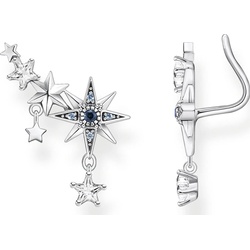 Thomas Sabo, Ohrringe, Ohrringe Ear Climber Royalty Sterne Silber, (Silber 925)
