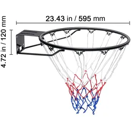 Vevor Basketballkorb Orange 59,5 x 48,5 x 12,0 cm
