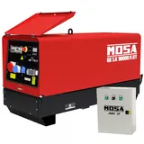 MOSA GE SX 18000 KDT - Diesel-Stromerzeuger, leise, 14.4 kW  Dauerleistung 13,2 kW 400V + ATS
