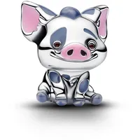 Pandora Charm-Einhänger Schwein grau/rosa/silber 793843C01