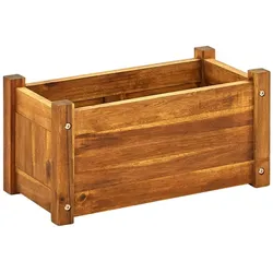 vidaXL Garten-Hochbeet Akazienholz 50x25x25 cm