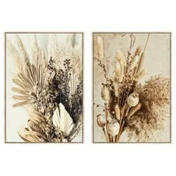 Bild DKD Home Decor Blume 80 x 4 x 120 cm Skandinavisch (2 Stück)