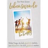 Perleberg Grußkarten Jugendweihe Lebenswende Glückwunschkarte im Format 115 x 17cm mit Um