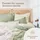 Blumtal Musselin Beige 135 x 200 cm + 2 x 40 x 80 cm