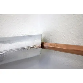 Scorprotect Scorprotect® Rohrisolierung Alu 54 x 40 mm x 1 Meter) Steinwolle alukaschiert 0.040 W/mK