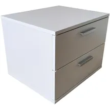 Hti-Living Nachtschrank Nina 45 x 38 x 38 cm Weiß