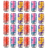 24 Dosen Super Pop Mix ( 3 Sorten) zuckerfreie Ballaststoff- Limo a 0,33l EINWEG