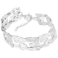 Steel_art Partis Armband silberfarben Edelstahl 563050C00 Größe onesize