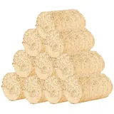 POSH Natürlicher Holzbriketts | Buchenholz Feueranzünder für Kamin und Grill - Effizient und Umweltfreundlich | Brikett (20KG)