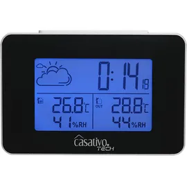 casativo Funk Wetterstation 60m Schwarz