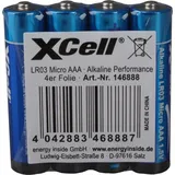 XCell Performance Alkaline LR03 Micro AAA Batterie (optimale Leistung) 146888