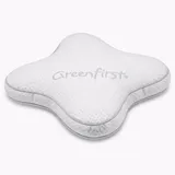 sleezzz Premium Gelschaum Kontur- und Bauchschläfer Kissen 54 x 45 x 12 cm Weiß