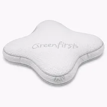 sleezzz Premium Gelschaum Kontur- und Bauchschläfer Kissen 54 x 45 x 12 cm Weiß