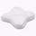 sleezzz Premium Gelschaum Kontur- und Bauchschläfer Kissen 54 x 45 x 12 cm Weiß