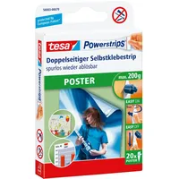 Tesa Klebestreifen Powerstrips 200 g 20 St.