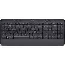 Logitech Signature K650, Volle Größe (100%), Kabellos, Bluetooth, Membran Key Switch, QWERTY, Graphi - Grau