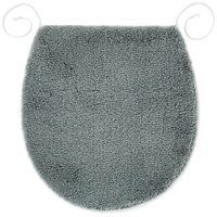 Kleine Wolke Soft WC-Deckelbezug, Acryl, anthrazit, 47x50 cm