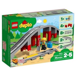 LEGO® Spielbausteine Duplo Eisenbahnbrücke und Schienen