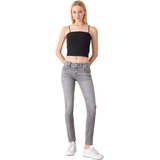 LTB Slim Fit Jeans Molly M im hellgrauem Nina Wash-W24 / L32