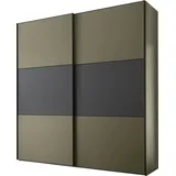 STAUD Schwebetürenschrank Includo 167 x 222 x 68 cm Grün
