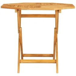 vidaXL Klappbarer Gartentisch 85x85x76 cm Teak Massivholz