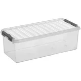 SUNWARE Q-Line 9,5L transparent 48,5 x 19 x 14,7 cm Boxen, Körbchen & Kisten