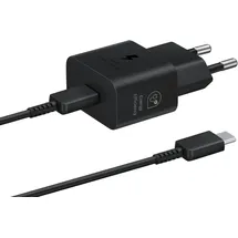 Samsung USB-C 25W mit Datenkabel, Schwarz