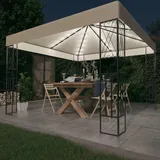 vidaXL Pavillon 3 x 3 m Creme