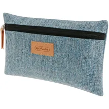 Herlitz 50039135 Faulenzer flach, GREENline RPET, blau, 1 Stück