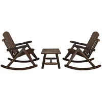 vidaXL 3-tlg Garten-Lounge-Set Massivholz Fichte Modell 2