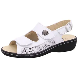Belvida Bequeme Sandalen Damen Weiß 36