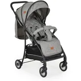 Cangaroo Kinderwagen London Buggy, Aluminiumrahmen, verstellbare Rückenlehne hellgrau