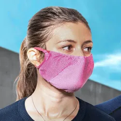 TRERE Social Mask Sportmaske Mund-Nasen-Bedeckung pink M