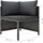 vidaXL Garten-Lounge-Set 9-tlg. grau