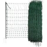 kerblalbertgmbh Geflügelnetz (elektrifizierbar, L x H 15 m x 106 cm, Farbe grün, Anzahl Pfähle 6, mit Doppelspitze, Netz) 292274