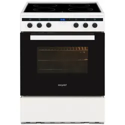Exquisit Induktionsherd, 65 l, 4 Kochfelder - weiss