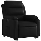 vidaXL Relaxsessel mit Aufstehhilfe Elektrisch Kunstleder 92,5 x 100 x 0 cm Schwarz