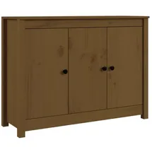 vidaXL Sideboard Honigbraun 100x35x74 cm Massivholz Kiefer