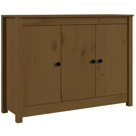 vidaXL Sideboard Honigbraun 100x35x74 cm Massivholz Kiefer