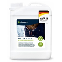 simprax® Pferdedecken Waschmittel als Vorbereitung für wirkungsvolle Imprägnierung I erneuert Atmungsaktivität, Effektiv gegen Schmutz für Sattelunterlagen, Synthetik & Baumwollendecken, Oeko