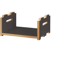 Tojo - halbstark Regalsystem, Anbaumodul niedrig, anthrazit