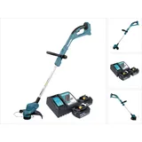 Makita DUR 193 RG Akku Rasentrimmer 18 V 260 mm + 2x Akku 6,0 Ah + Ladegerät