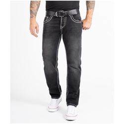 Rock Creek Jeans Comfort Fit dicke Nähte Loose Fit