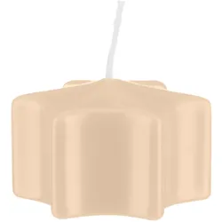Sternkerzen Schwimmkerzen Champagner 35 x Ø 60 mm, 16 Stück
