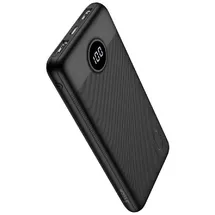VEGER Powerbank L10S - 20W 10 000mAh LCD Quick Charge PD Micro-USB, USB-C und zwei USB-A Schwarz (W1105PD )