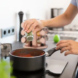 Relaxdays Gewürzkarussell kupfer