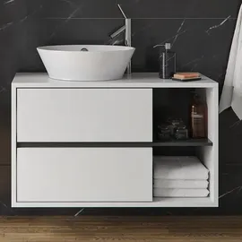 Vicco Waschbeckenunterschrank Viola 100 x 60 x 45,5 cm Weiß