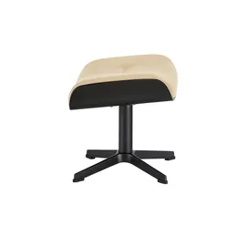 Sofa.de Hocker Timeout Leder 50 x 34 x 38 cm Creme