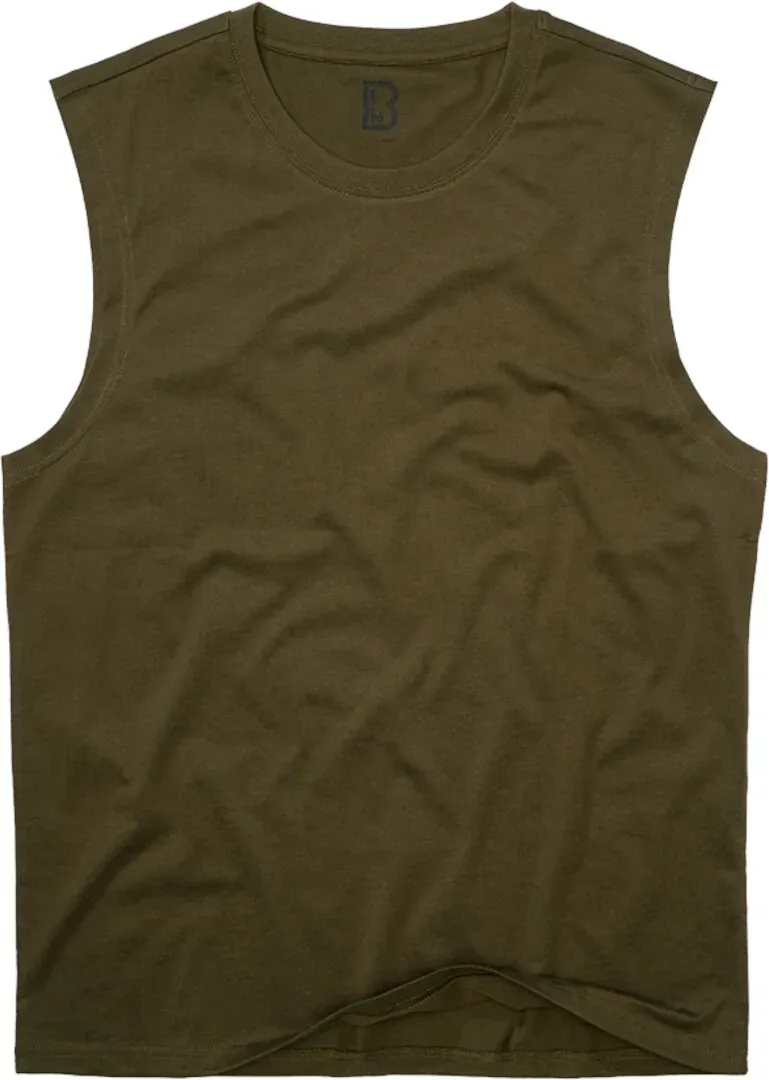 Brandit ärmelloses Shirt, grün, Größe XL für Männer